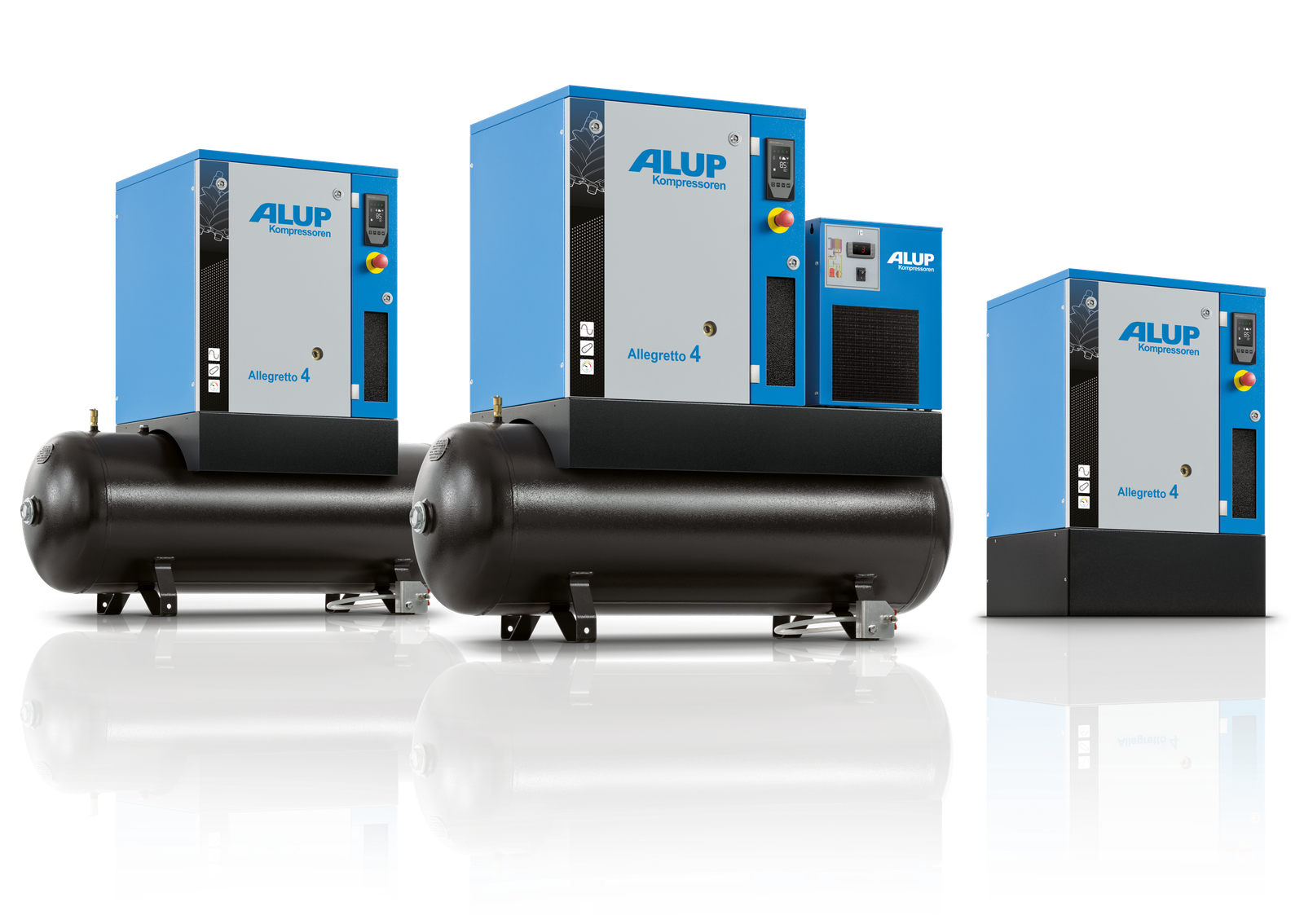 ALUP paineilmakompressorit Sonetto, SCK, Allegretto, Allegro ja Evoluto - Nuvitor Oy